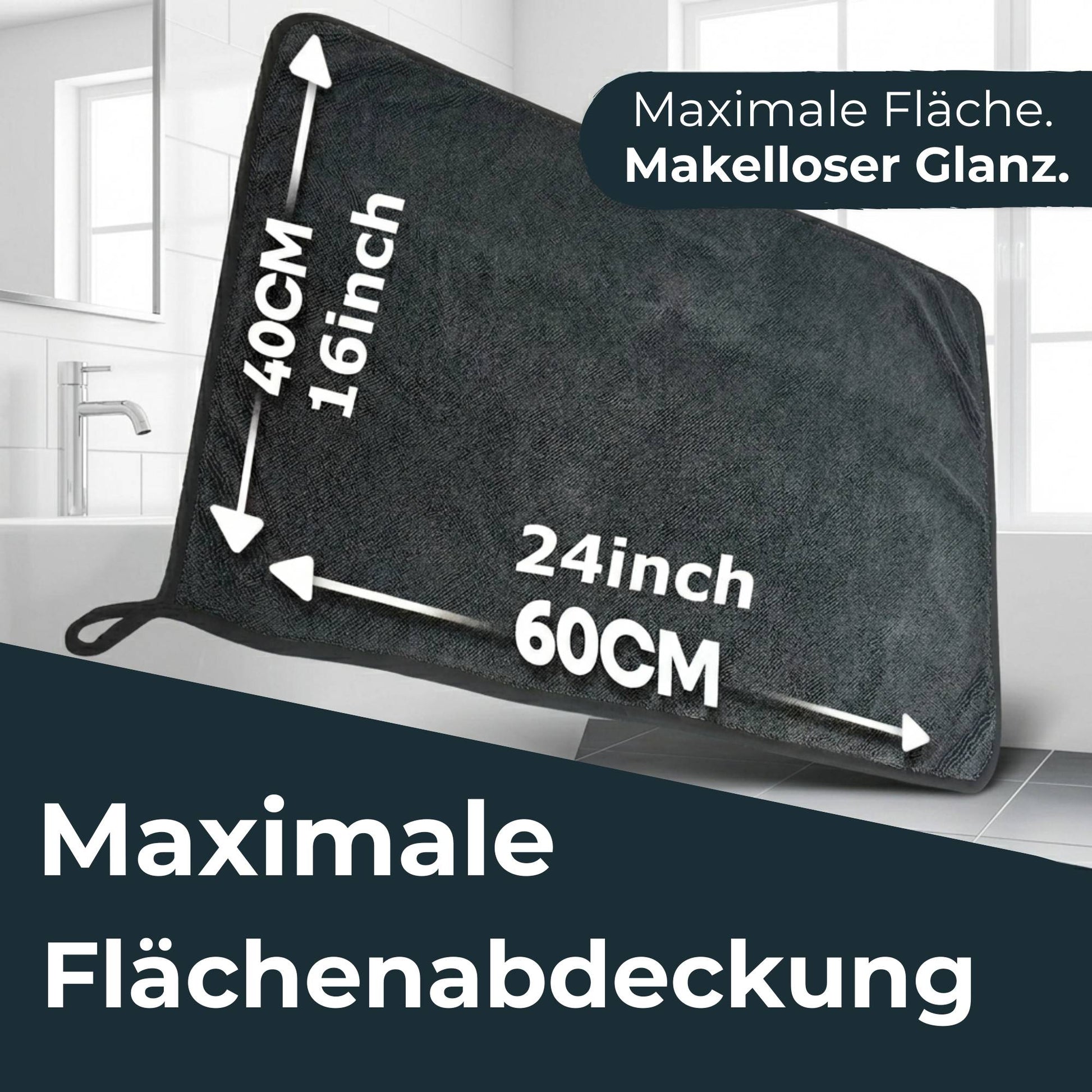 Meluro Hochglanz-Finish Trockentuch XL
