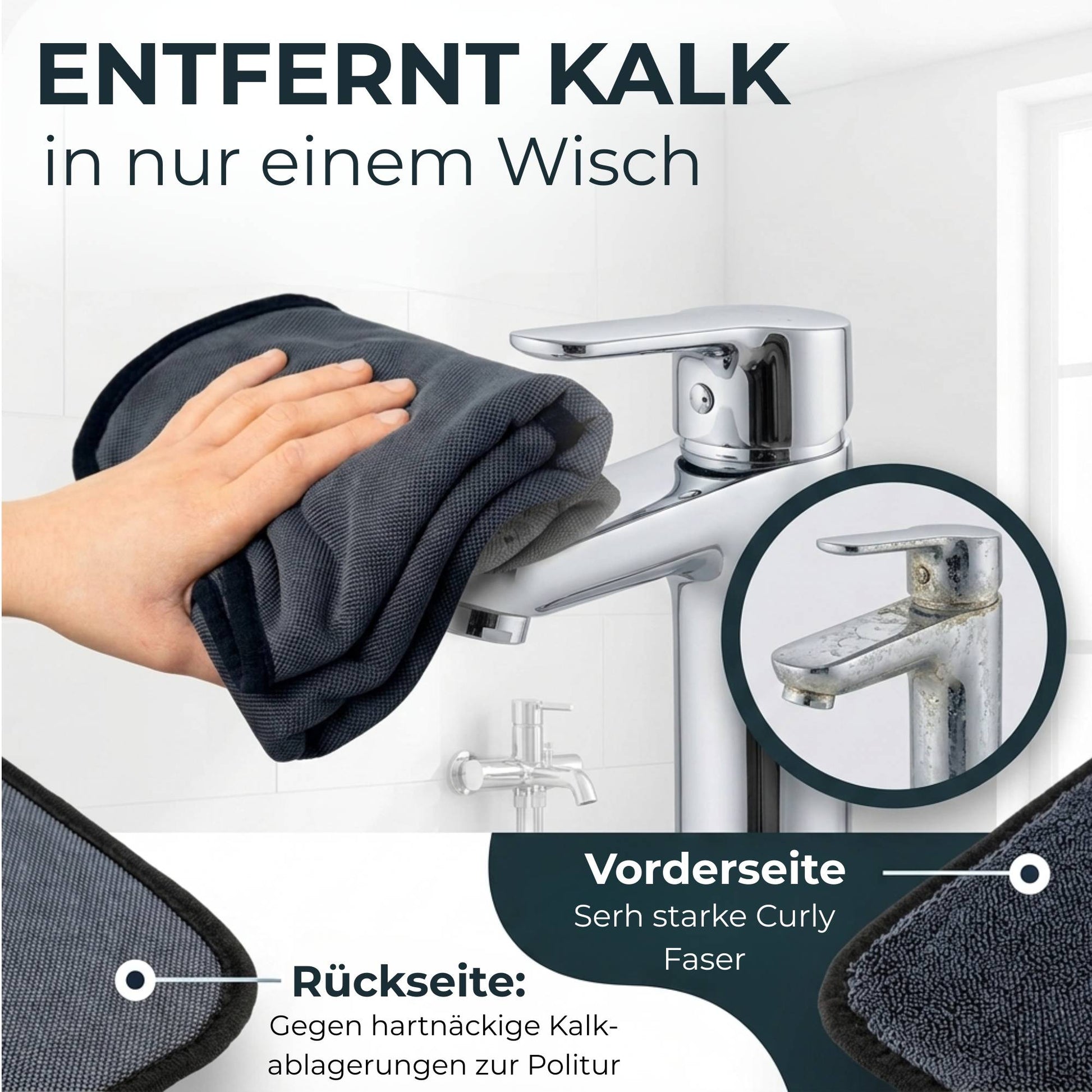 Meluro Hochglanz-Finish Trockentuch XL